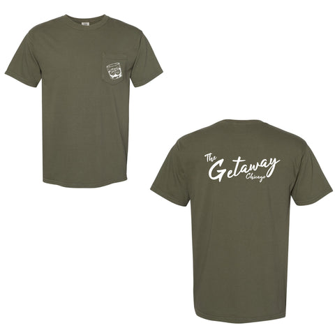 The Getaway - Rocks Glass -  Soft Cotton T-Shirt