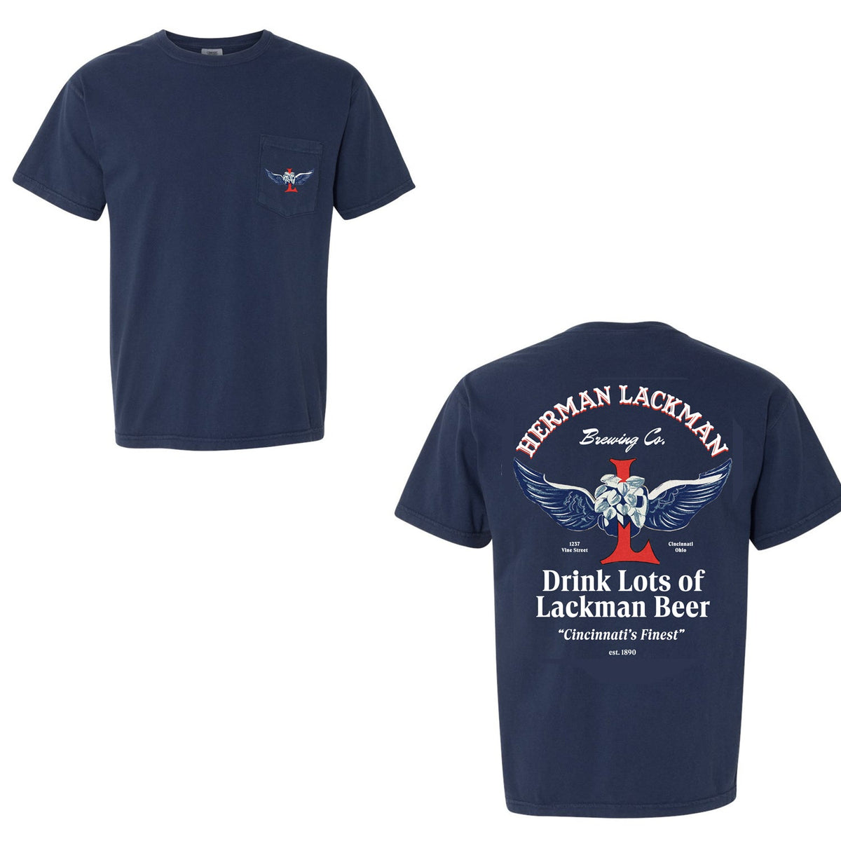 The Lackman - Brewing Co - Comfort Colors Tee – Four Entertainment Group