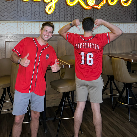 The Stretch Red Baseball Jersey