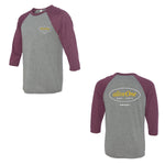 aliveOne Unisex Three-Quarter Sleeve (Maroon)