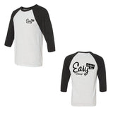 Easy Bar Unisex Three-Quarter Sleeve (White Fleck)