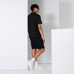 4EG Embroidered Unisex Polo (Black)