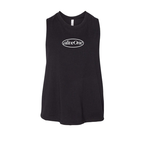 Aliveone AliveOne - Logo - Crop Tank – Four Entertainment Group
