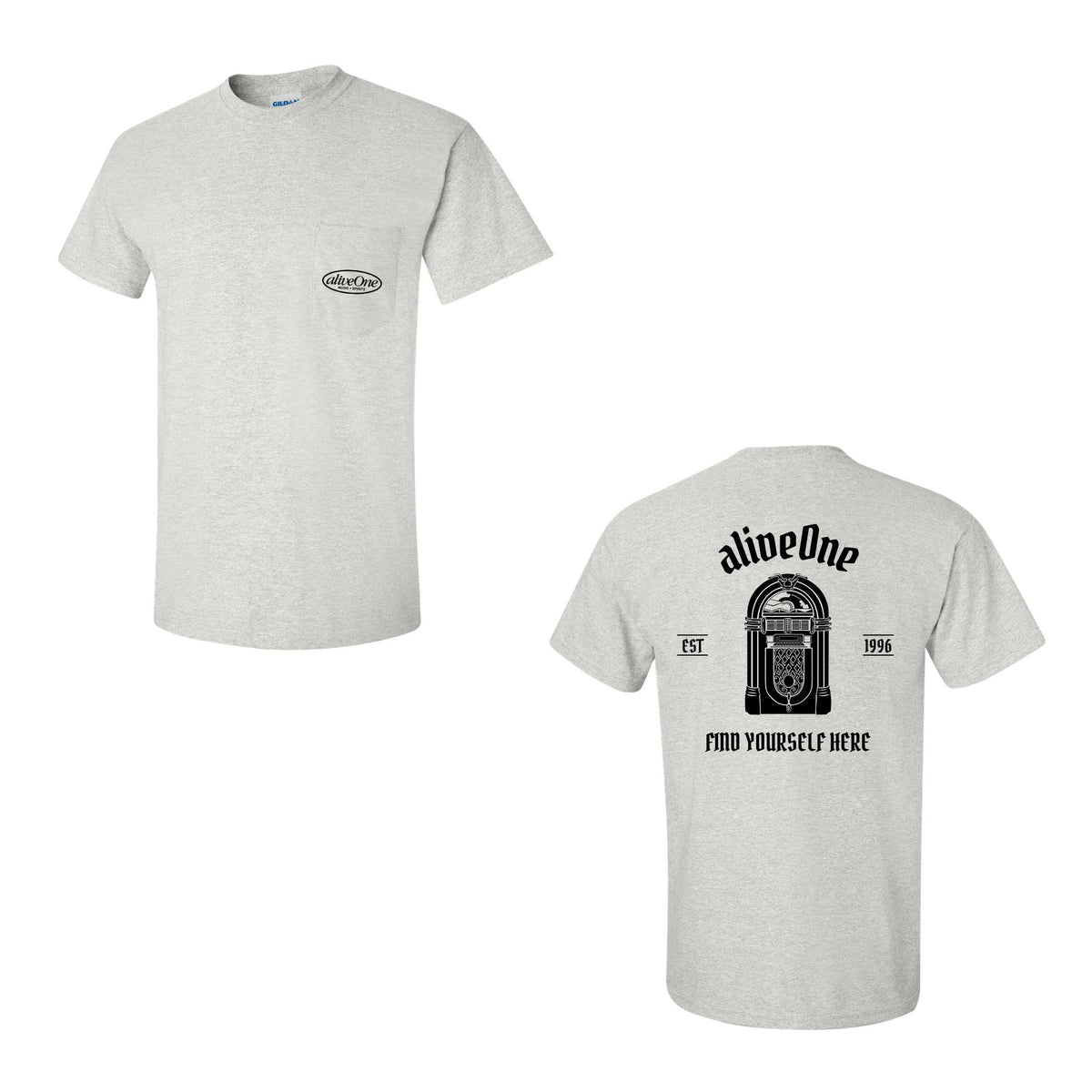 Aliveone Alive One - Juke Box One Color - Unisex Tee – Four Entertainment Group