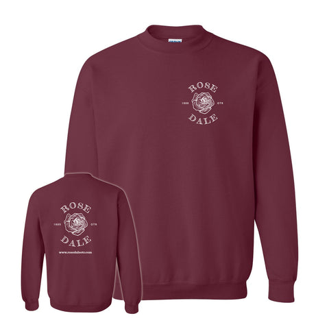 The Rosedale White Crewneck Sweatshirt