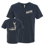 Hightail Unisex V-Neck Tee (Navy)