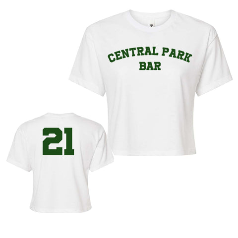 Central Park Bar Womens soft Crop Top