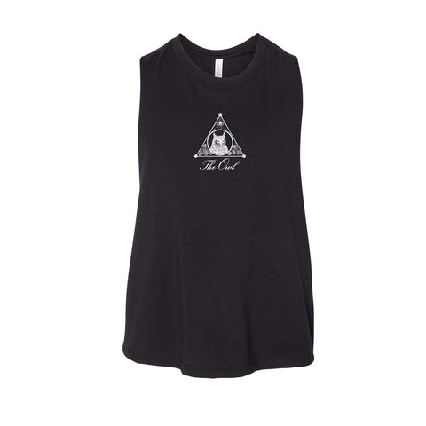 The Owl - Logo - Crop Tank